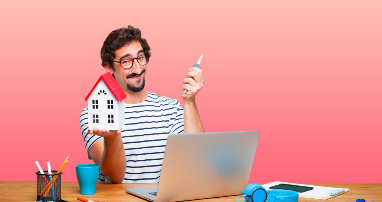hipster buying a home
